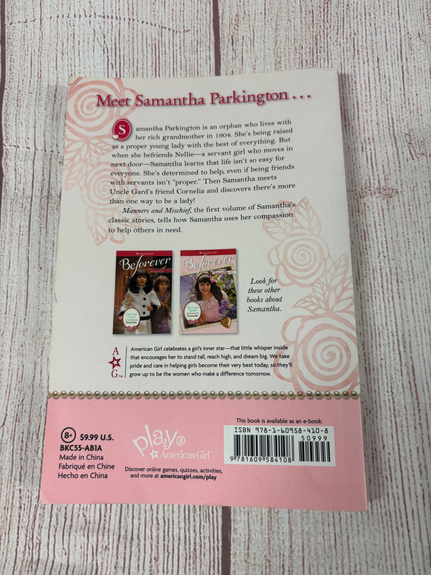 American Girl Beforever - Samantha, Manners and Mischief- Vol 1