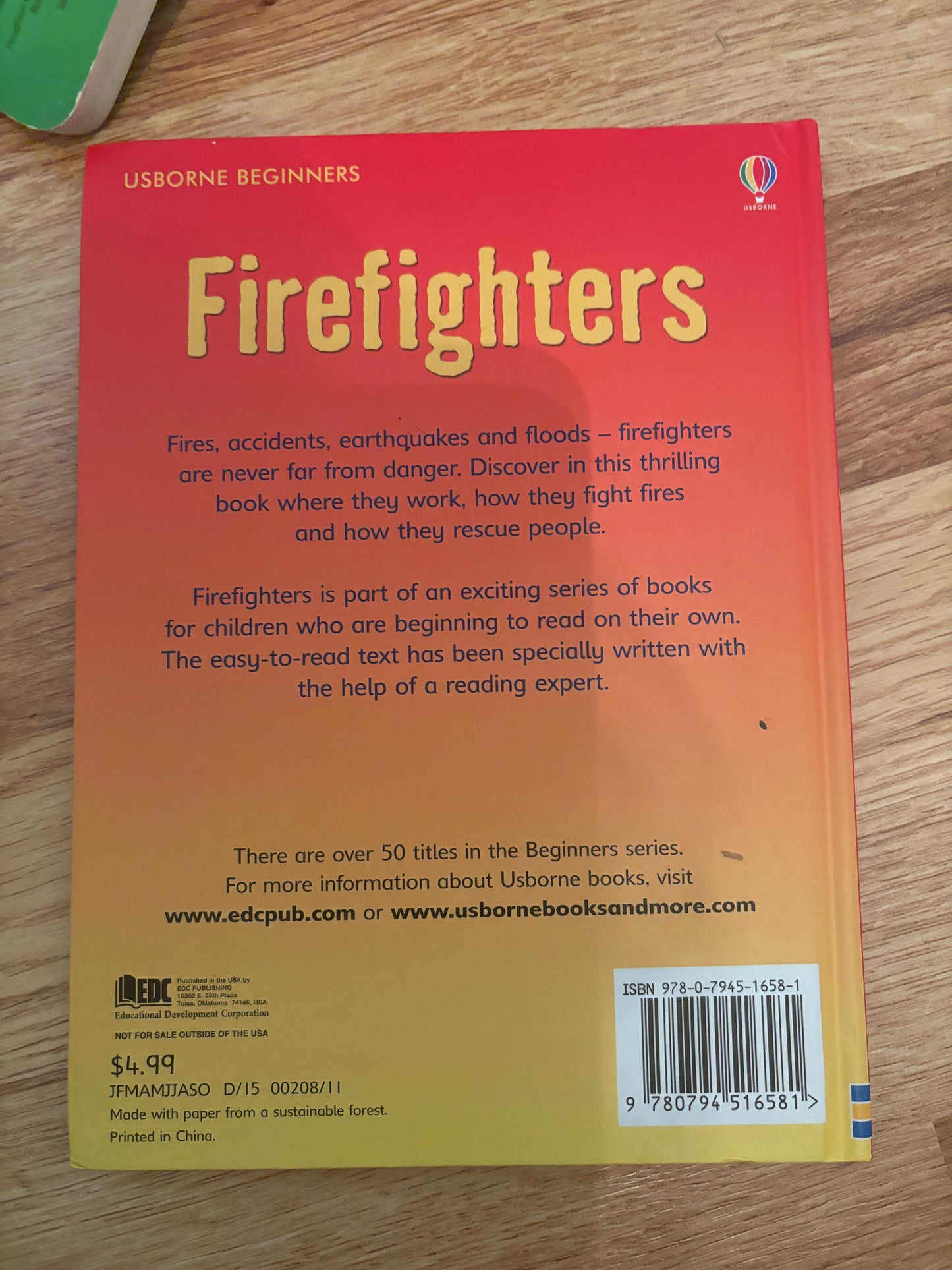 Usborne beginners - Firefighters