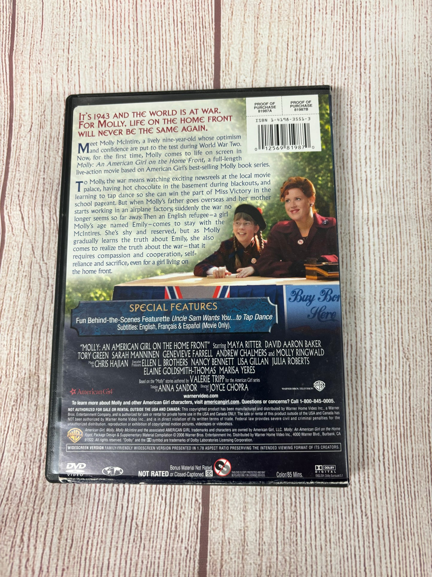 DVD - Molly, an American Girl on the Homefront